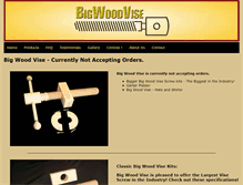 Tablet Screenshot of bigwoodvise.com